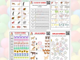 Worksheet for 4 to 5 Years Old