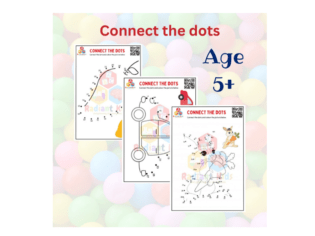 Connect the Dots Worksheet for Kids